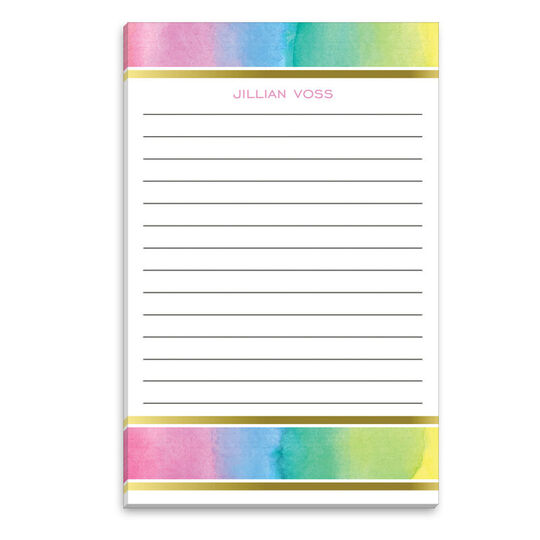 Pastel Watercolor Notepad